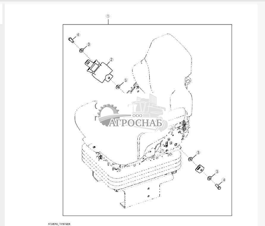 Ремень безопасности (шир. 2 дюйма) 